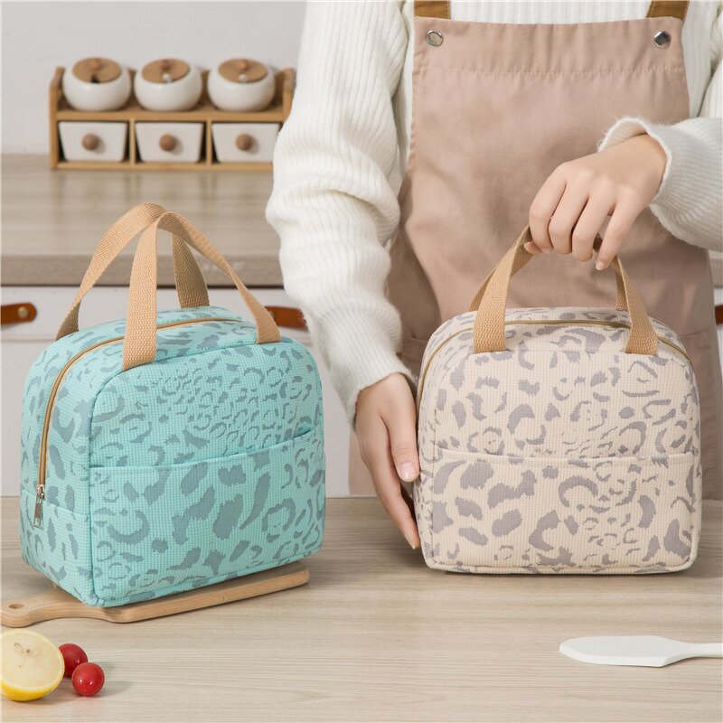 Lunch Cooler Bag Factory - New Eco-Friendly Leopard Pattern 2 Persons