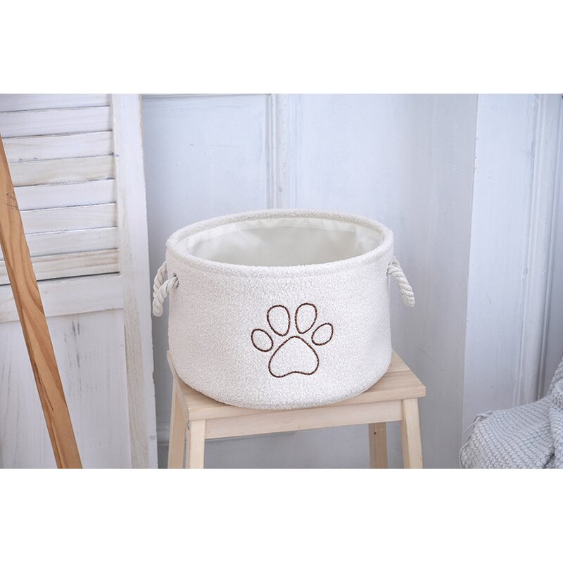 Storage Basket Factory - Wholesale Polyester Teddy Velvet Square Basket