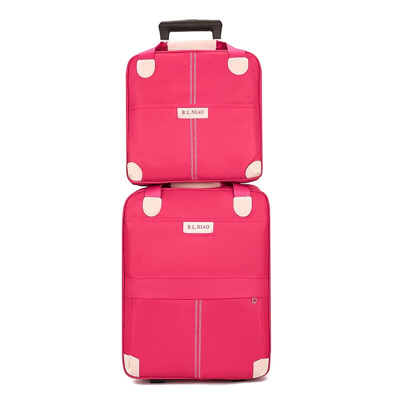 Trolley Luggage Factory - New Fashionable Nylon Travel Suitcase