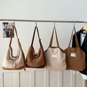 Tote Bag Factory - Fashion Luxury Women PU Double -sided Shoulder Bag