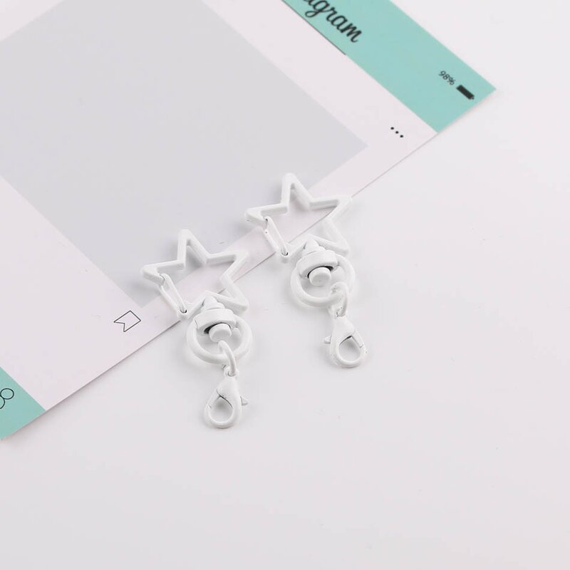 Keychain Factory - Five-pointed Star Lobster Button Rotating DIY