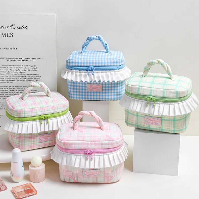 Cosmetic Bag Factory - Korean-Style Large Capacity Polyester Handheld