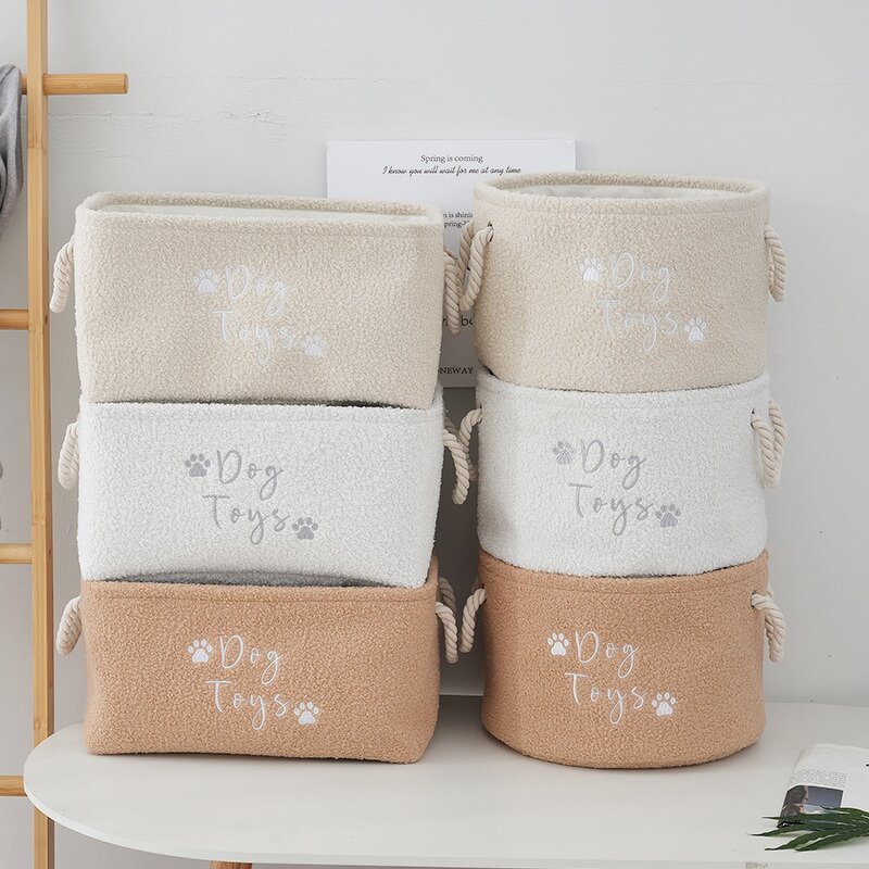 Plush Storage Basket Factory - Wholesale Teddy with Rode Handle