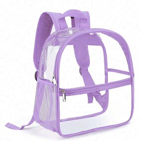Backpack Factory - Hot Sale Clear PVC Student with Side Pocket