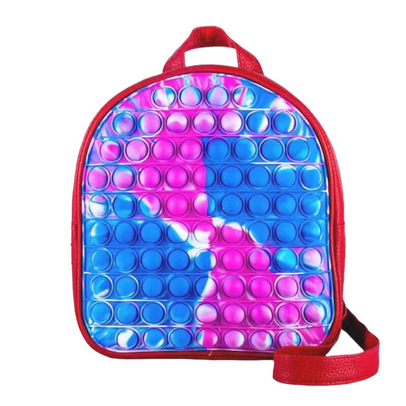 Backpack Factory - Unisex Large Rainbow Fidget Toy Silicone School