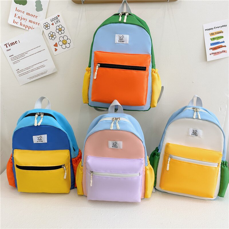 Drawstring Backpack Factory - Cute Multi Color Simple Black Wholesale
