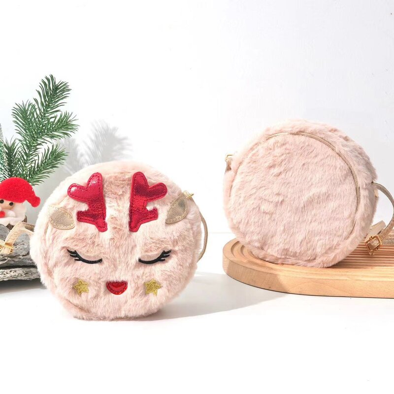 Crossbody Bag Factory - Factory Wholesale Cute Christmas Deer Plush Kids