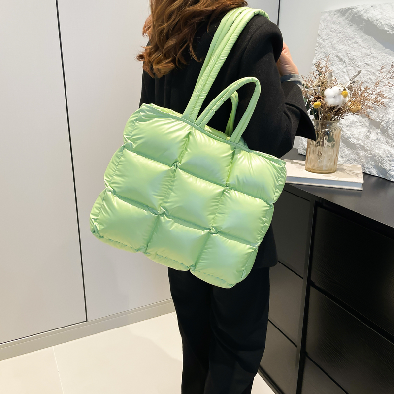 Tote Bag Factory - 2025 Autumn Winter Nine-Grid Puffer Quilted Handbag