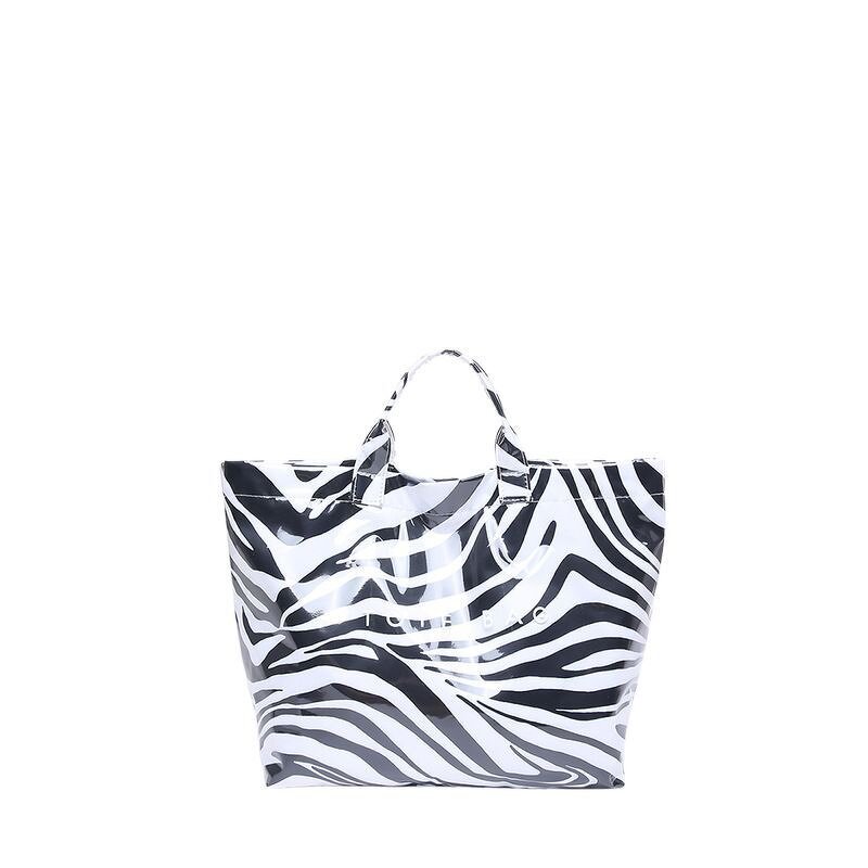 Tote Bag Factory - Women Eco-friendly Leopard Pattern Shopping Pouch