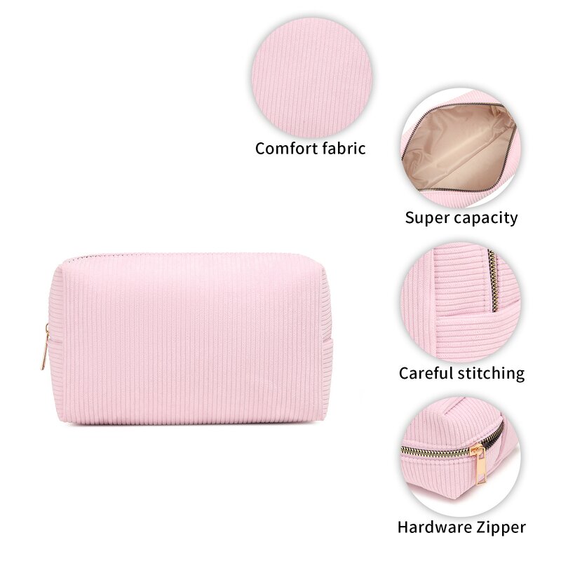 Makeup Bag Factory - Coarse yarn Personalized Portable Travel Storage