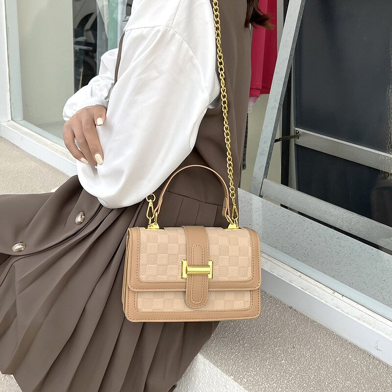 Crossbody Handbag Factory - European American Women's Elegant Small Square