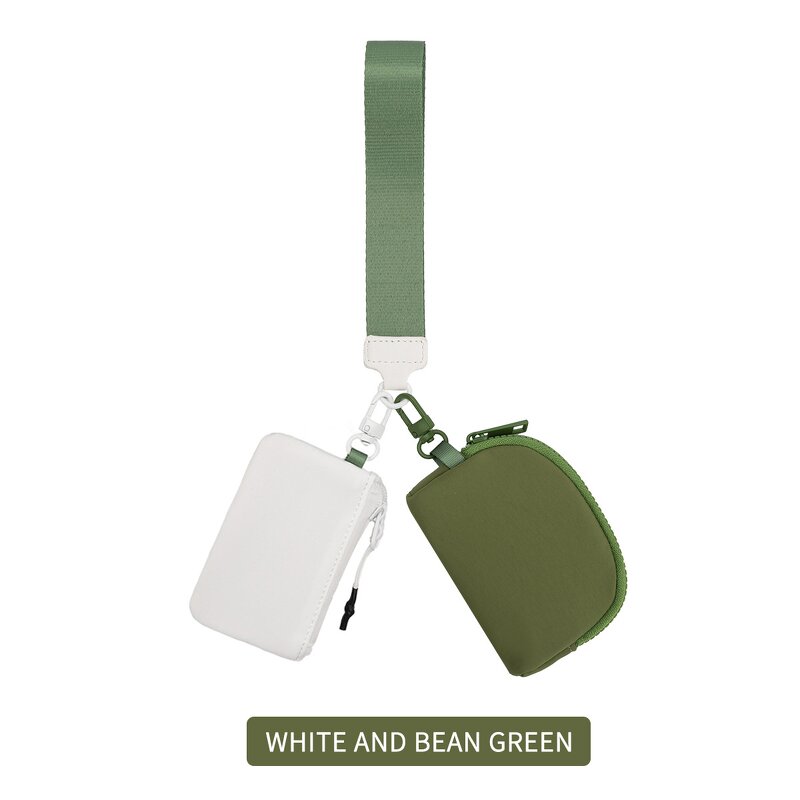 Wristlet Wallet Factory - Women's Double Portable Mini with Zipper Closure