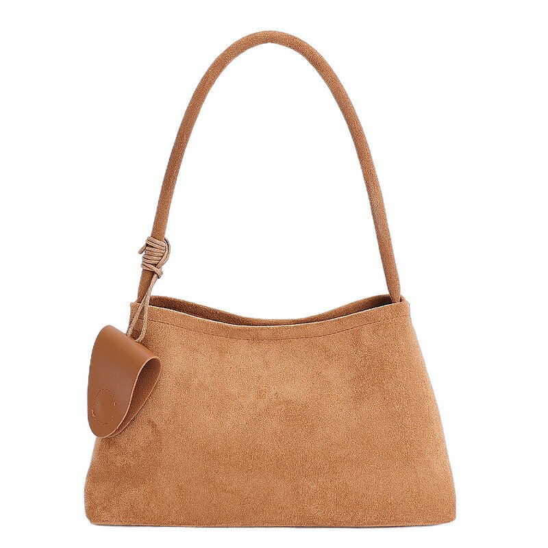 Women's Handbag Factory - Simple Frosted Retro Single Shoulder Bag