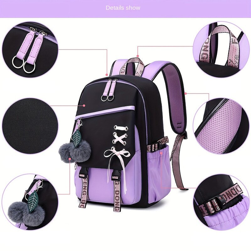 Backpack Factory - Waterproof Cute Sweet Oxford Schoolbag for Girls