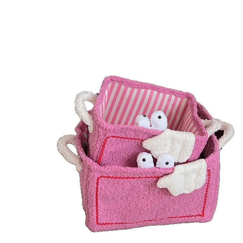 Storage Basket Factory - Cute Cartoon Plush Portable Foldable Box