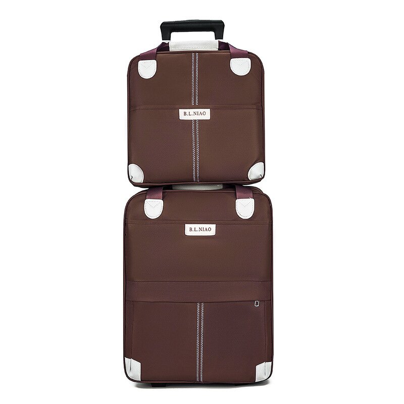 Trolley Luggage Factory - New Fashionable Nylon Travel Suitcase