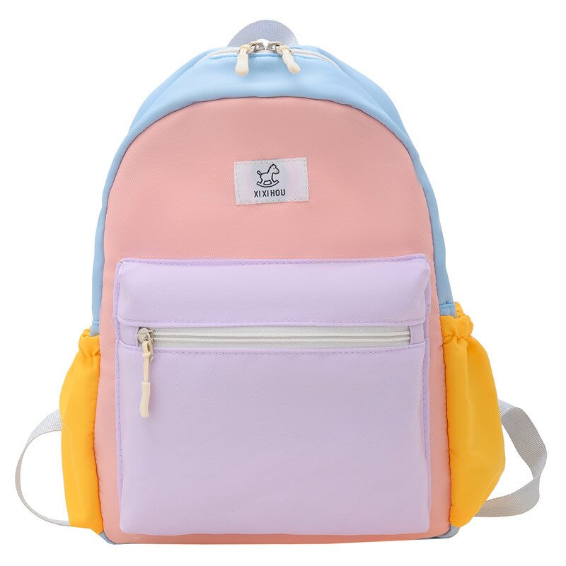Drawstring Backpack Factory - Cute Multi Color Simple Black Wholesale