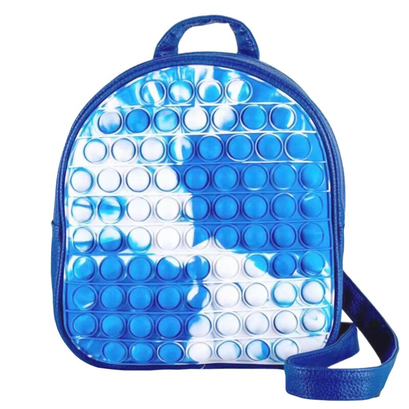 Backpack Factory - Unisex Large Rainbow Fidget Toy Silicone School