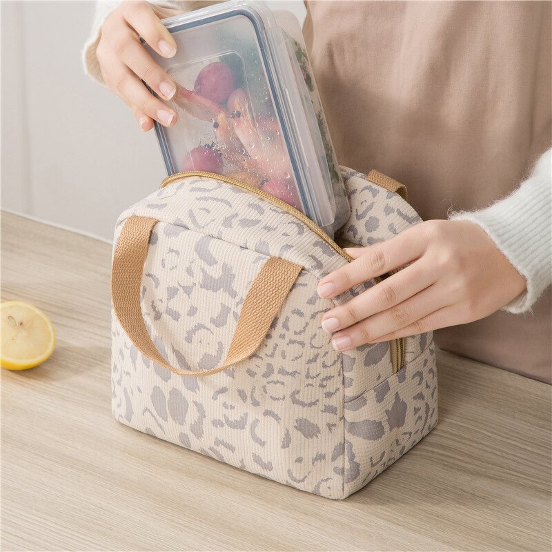 Lunch Cooler Bag Factory - New Eco-Friendly Leopard Pattern 2 Persons