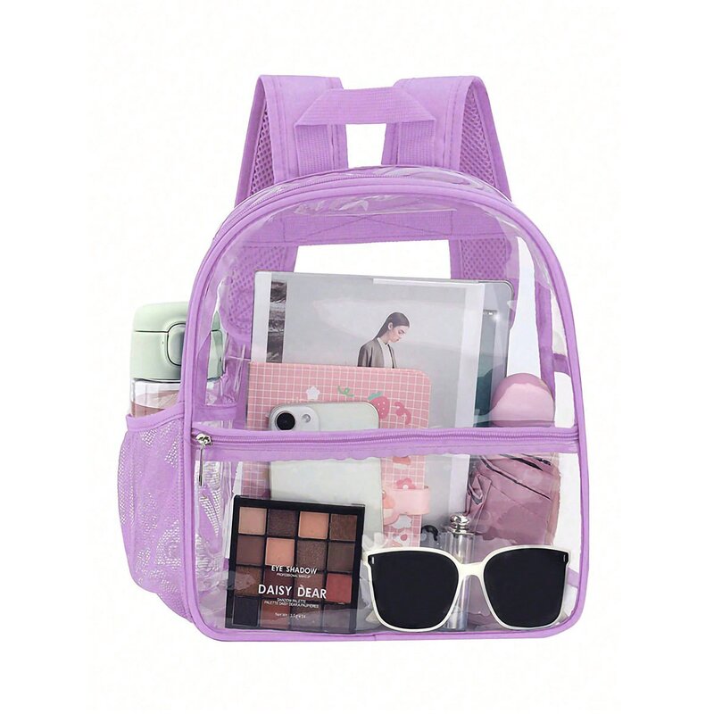 Backpack Factory - Hot Sale Clear PVC Student with Side Pocket