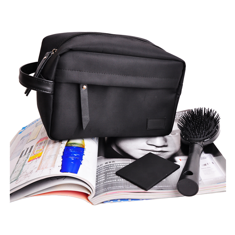Toiletry Bag Factory - Hot Sale Custom Logo Canvas PU Cosmetic Pouch