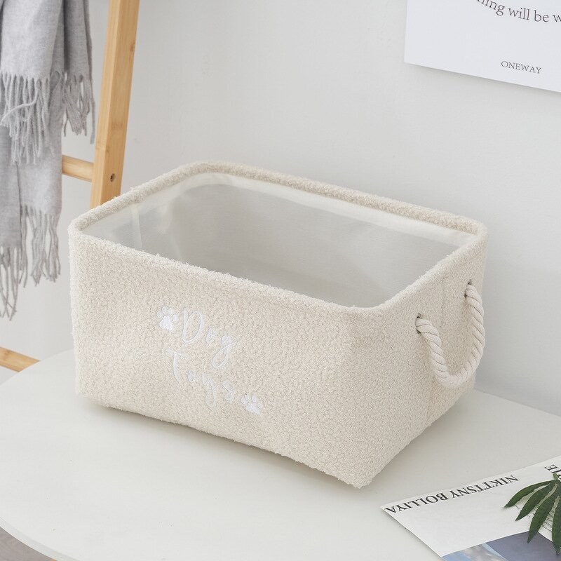 Plush Storage Basket Factory - Wholesale Teddy with Rode Handle