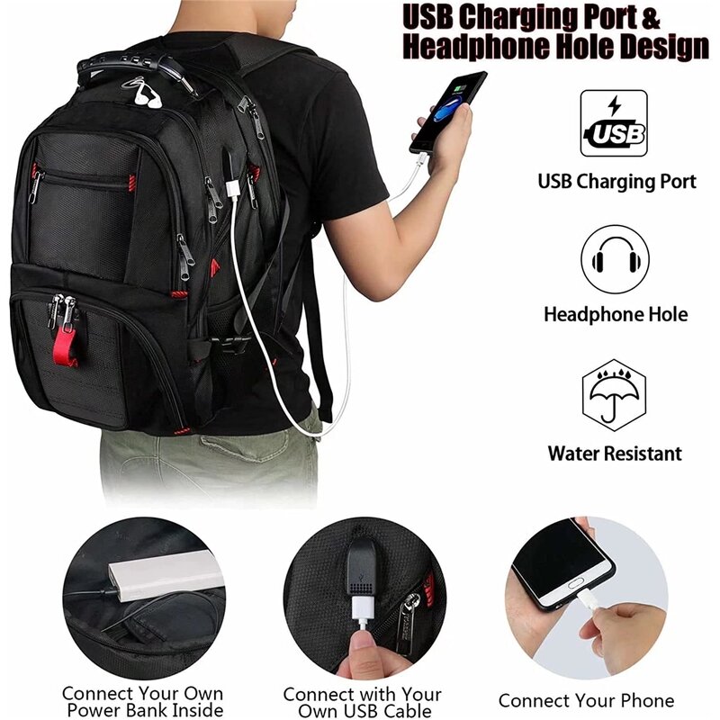 Backpack Factory - New Style Trend Large Capacity Travel Laptop Bag