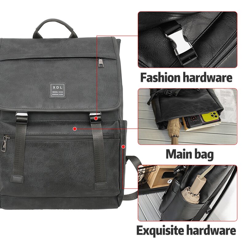 Backpack Factory - Fashion Designer Leather Travel Computer Backpack