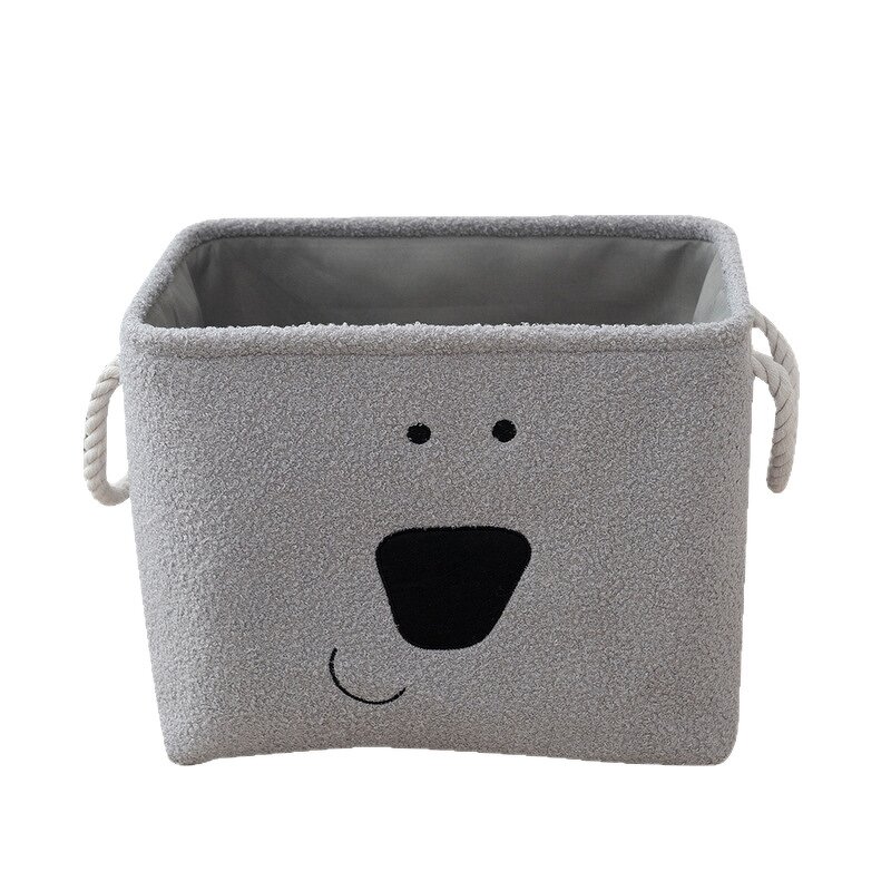 Plush Storage Basket Factory - Cartoon Dog Household Desktop Basket