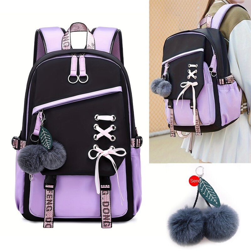 Backpack Factory - Waterproof Cute Sweet Oxford Schoolbag for Girls