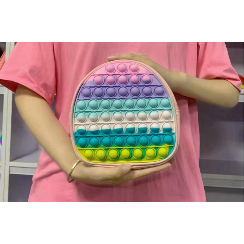 School Backpack Factory - Silicone for Toddlers Pop It Fidget Toy Bag