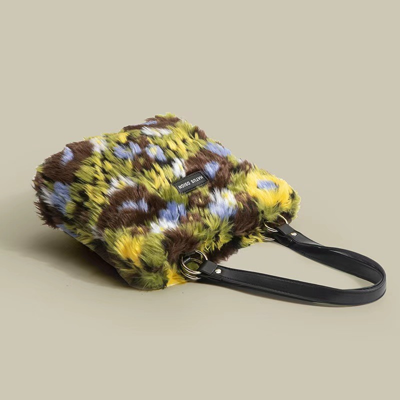 Women's Bag Manufacturer - Soft Luxury Floral Two Straps Foldable