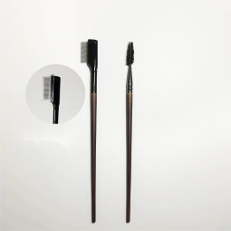 Lash Brush Manufacturer - Metal Comb Reusable Wooden Handle