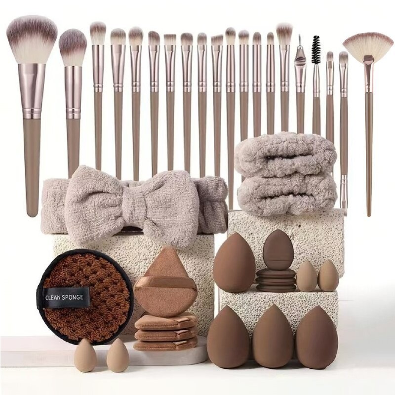 Makeup Brush Set Factory - Professional 40-Piece Cosmetics Synthetic