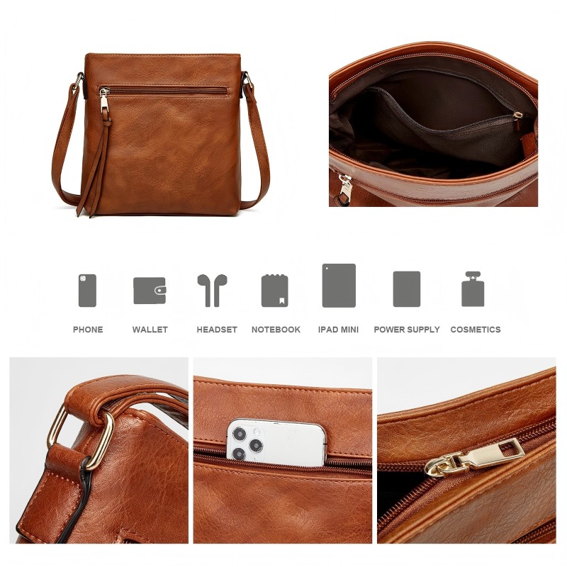 Crossbody Bag Manufacturer - Wholesale Custom PU Leather Hobo Tote