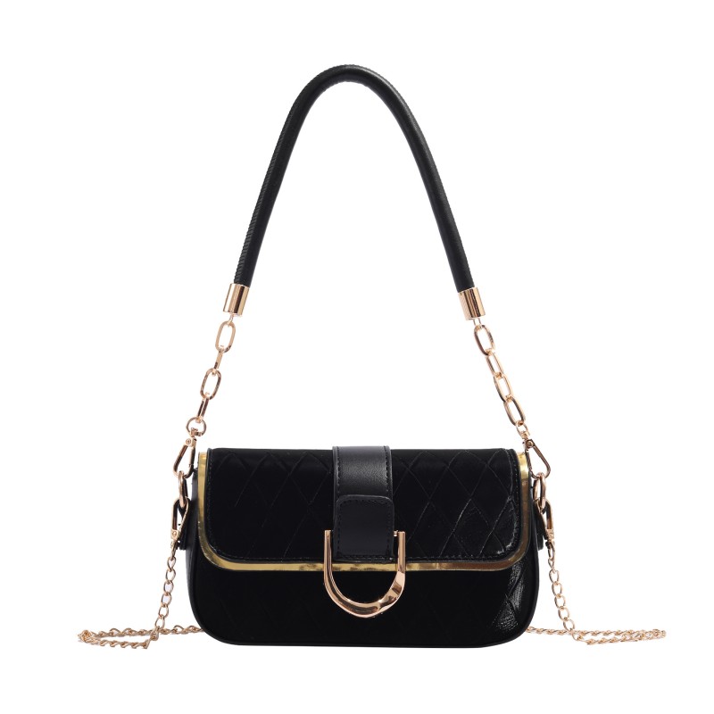 Messenger Bag Factory - Autumn Lady Evening PU Hard Chain