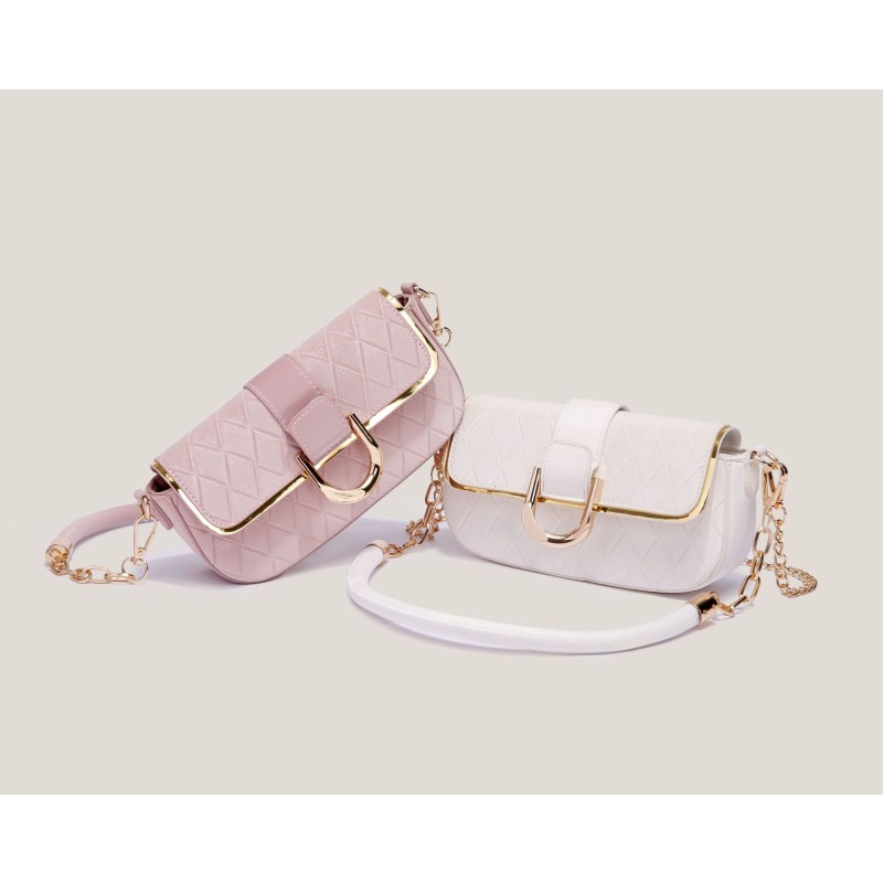 Messenger Bag Factory - Autumn Lady Evening PU Hard Chain