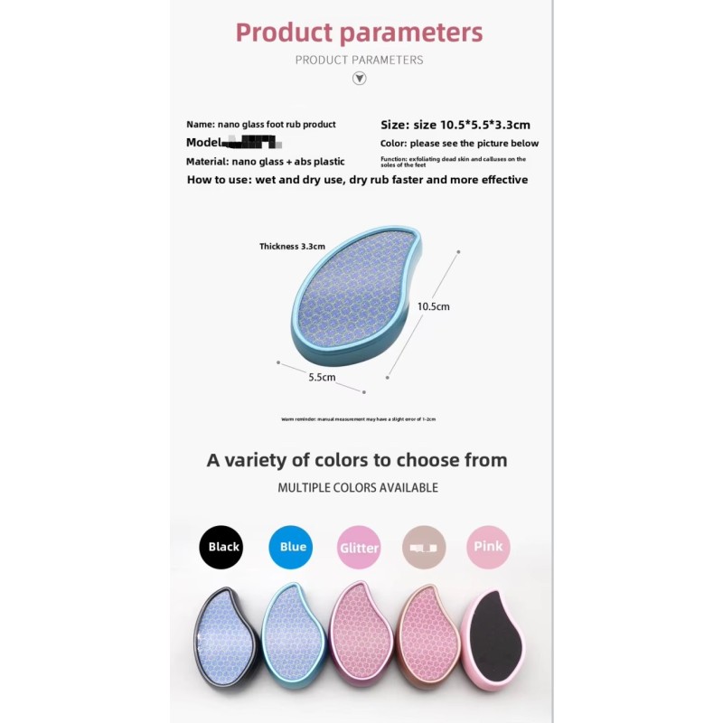 Foot File Factory - Professional Nano Glass Callus Remover