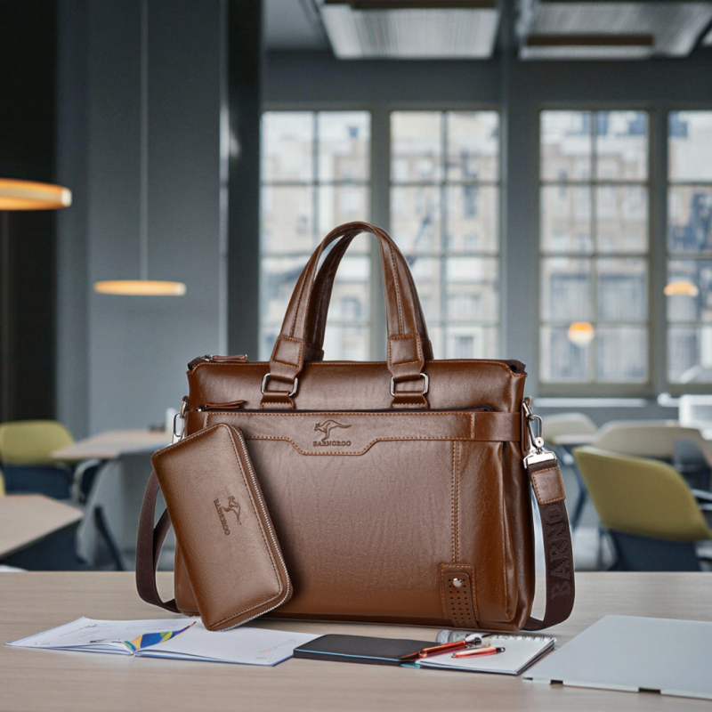 Crossbody Bag Manufacturer - New Men's Soft PU Waterproof Multifunctional