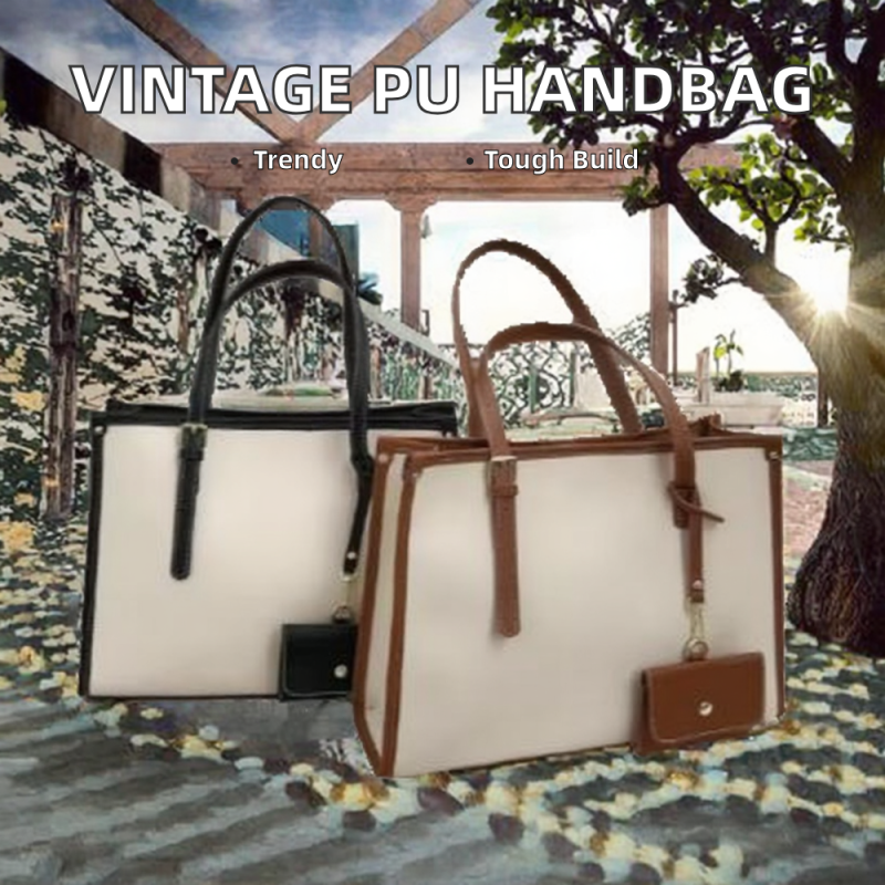 Shoulder Bag Factory - Summer Vintage PU Leather Open