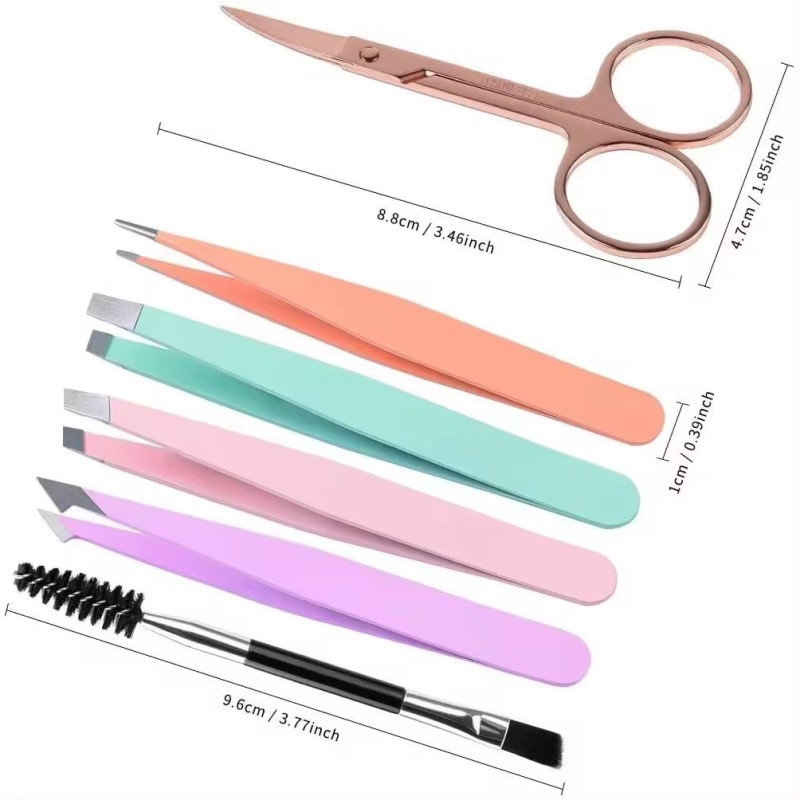 Tweezers Set Manufacturer - Wholesale OEM 6 Pcs Women Makeup