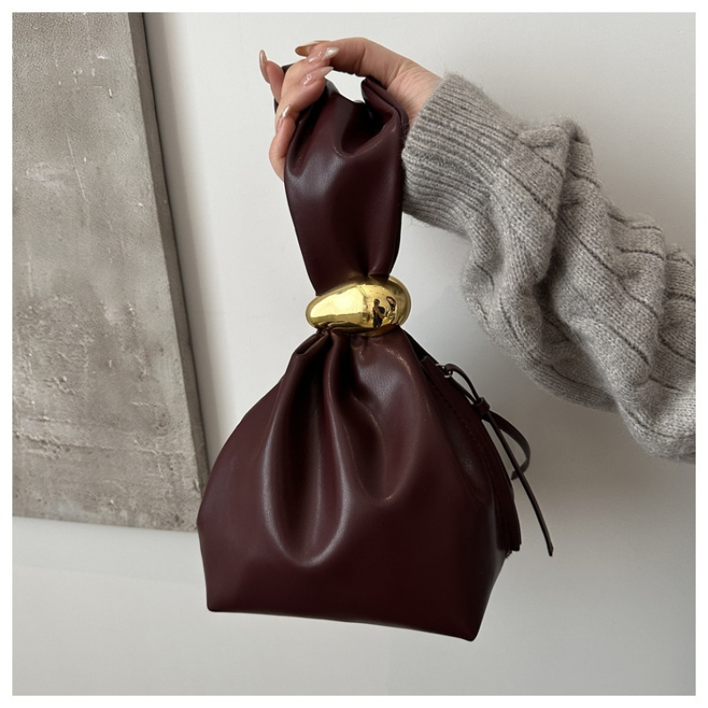 Handbag Factory - Women's Vintage Pleated Water Resistant Retro