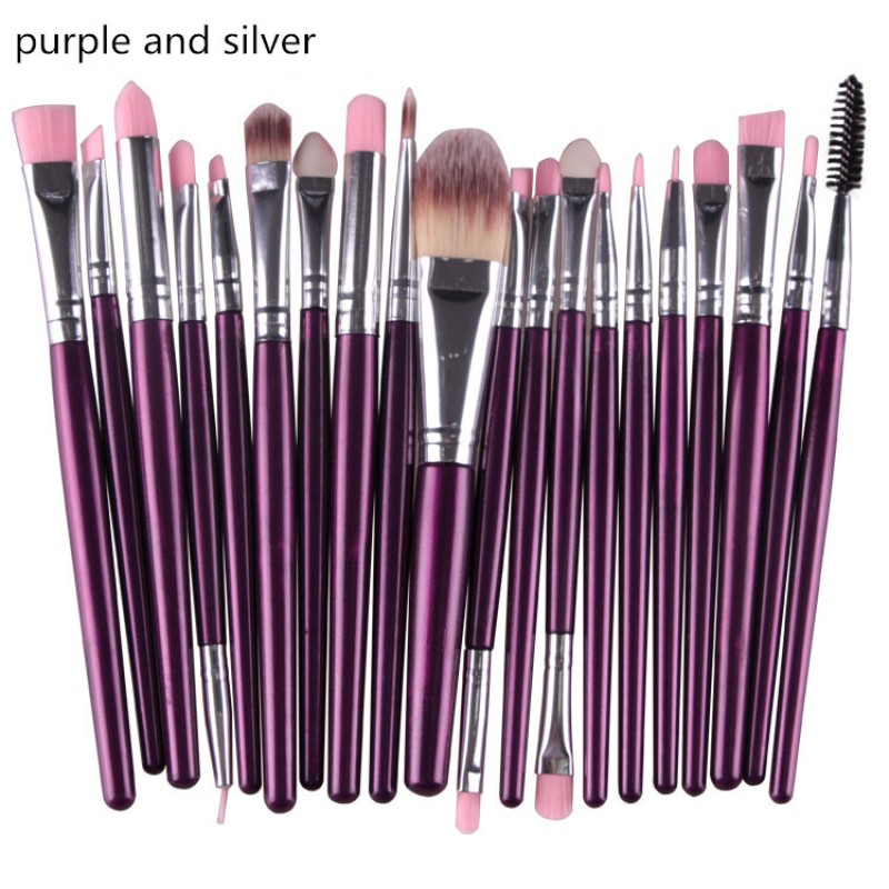 Makeup Brush Set Factory - Hot Sale Colorful 20 Pcs Diamond
