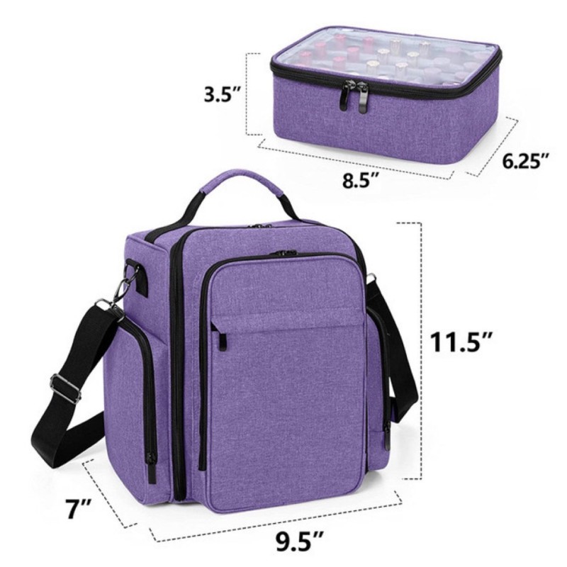 Nail Storage Bag Factory - Waterproof Double Layer Makeup Cosmetic