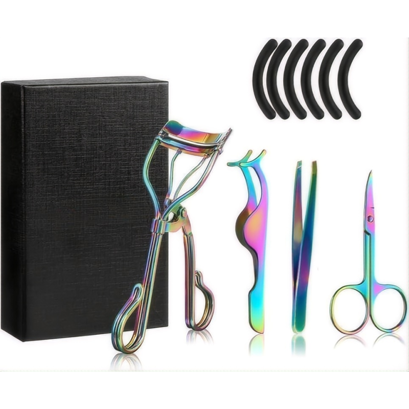 Eyelash Tools Set Factory - 4 in 1 Stainless Steel Folding