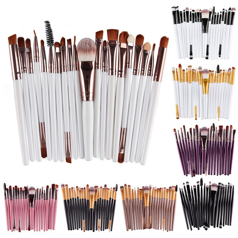 Makeup Brush Set Factory - Hot Sale Colorful 20 Pcs Diamond