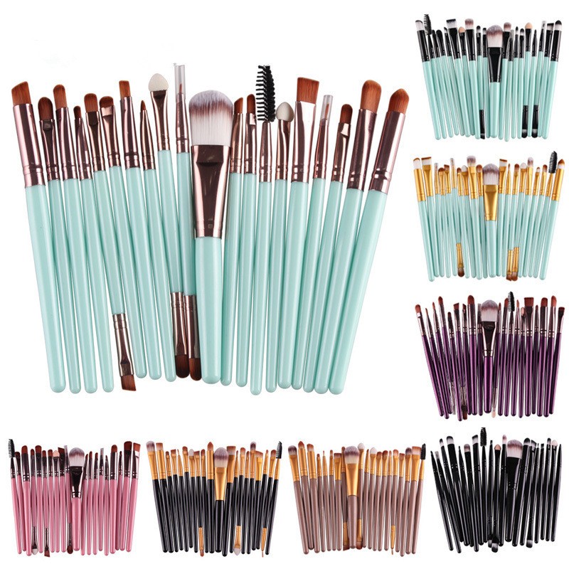 Makeup Brush Set Factory - Hot Sale Colorful 20 Pcs Diamond