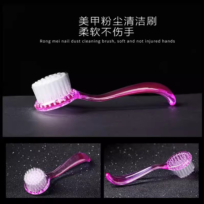 Nail Brush Manufacturer - 4 Colors Plastic Round Head UV