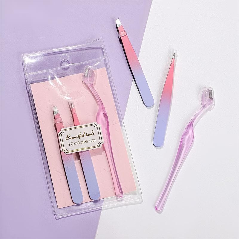 Cosmetic Set Factory - 3pcs Eyebrow Razer Trimmer Twizzer