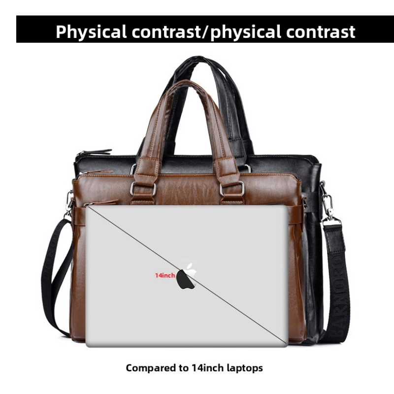 Crossbody Bag Manufacturer - New Men's Soft PU Waterproof Multifunctional